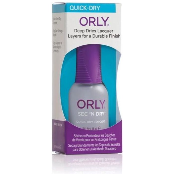 ORLY Sec’n Dry 18ml | Sneldrogende top coat voor nagellak