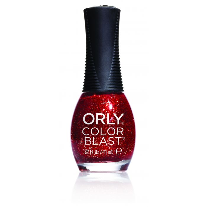 Orly Color Blast Crimson Gloss Glitter 11ml